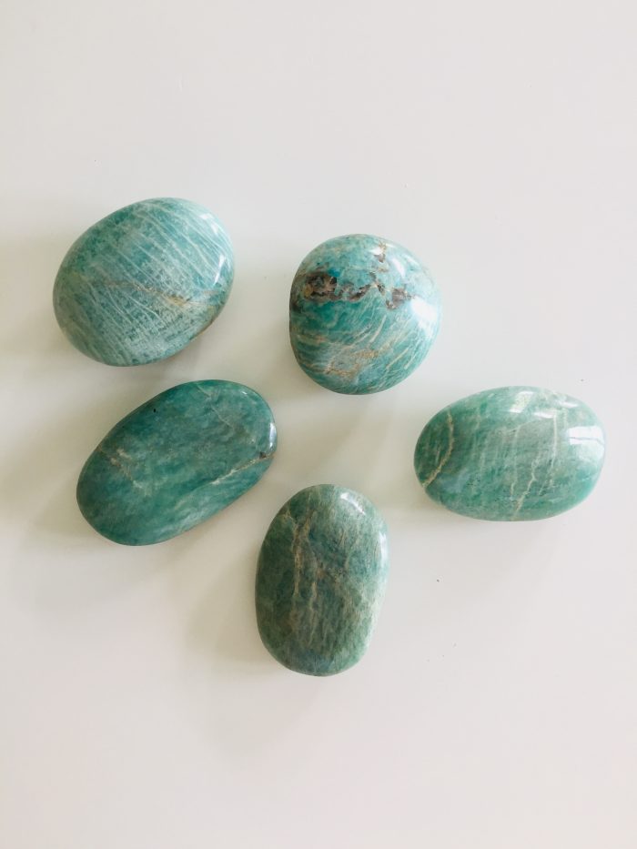 Amazonite Large Palm Stone