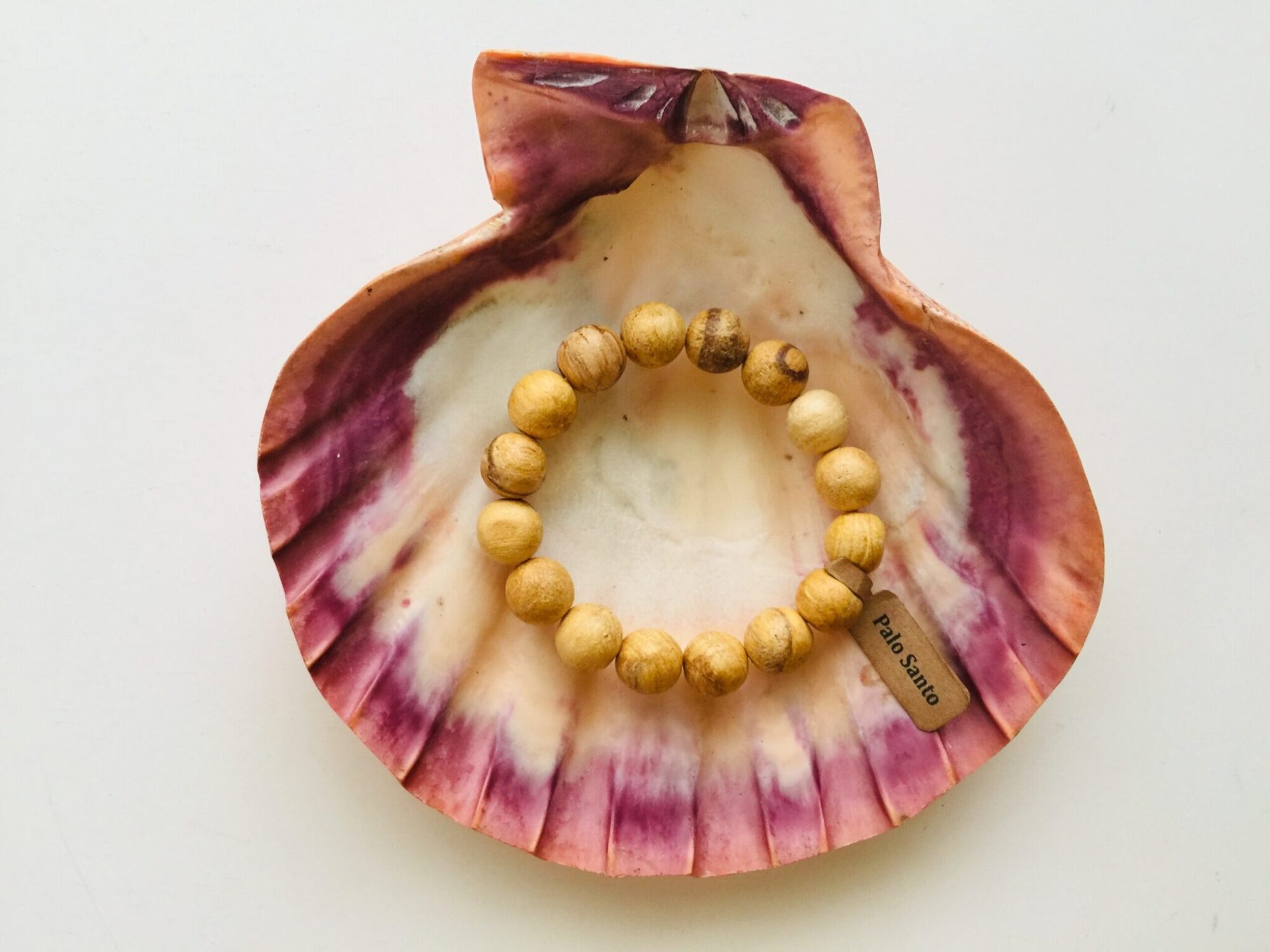 Worldly Finds Palo Santo Bead Bracelet - Unisex Natural Wood Scented Meditation Bracelet, Gift Boxed