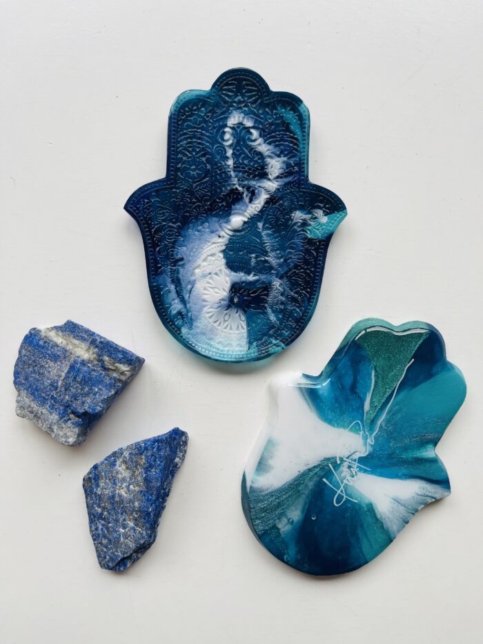 Resin Hamsa Hand Incense Holder