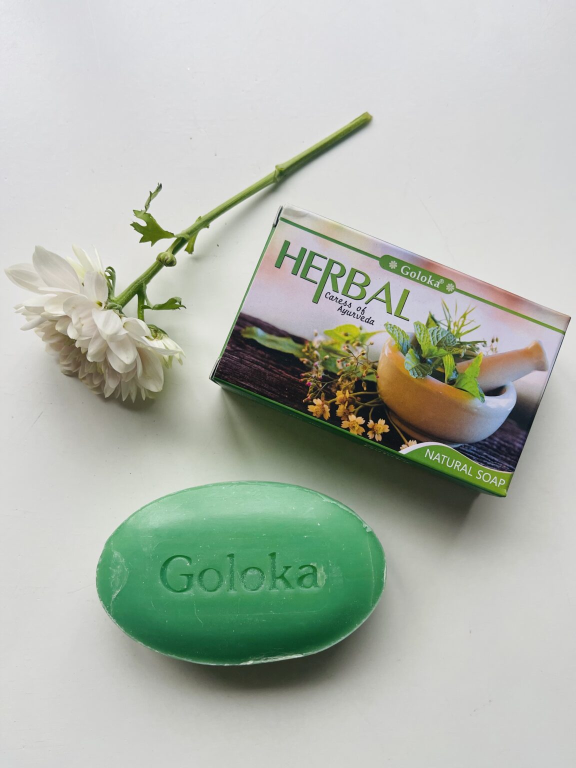 Goloka Herbal Natural Soap Marigold and Amber