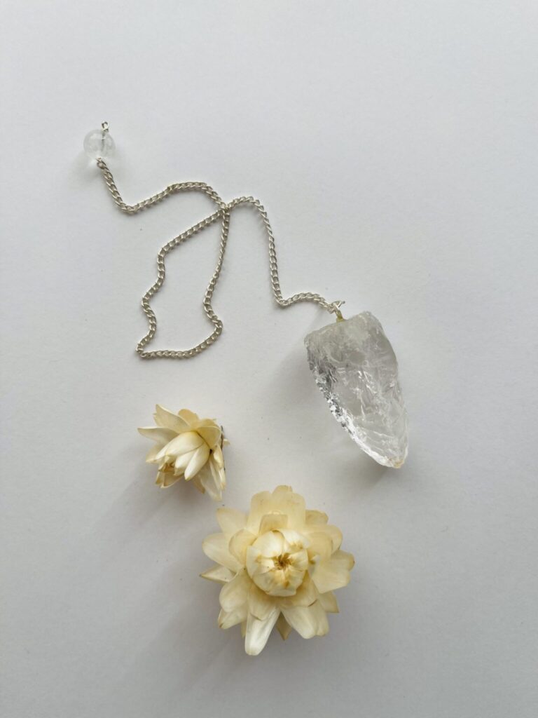 Clear Quartz Cage Pendulum main image 0