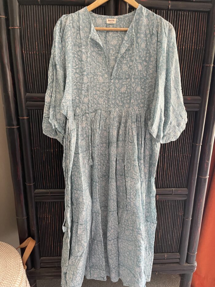Indian Cotton Maxi/Turquoise