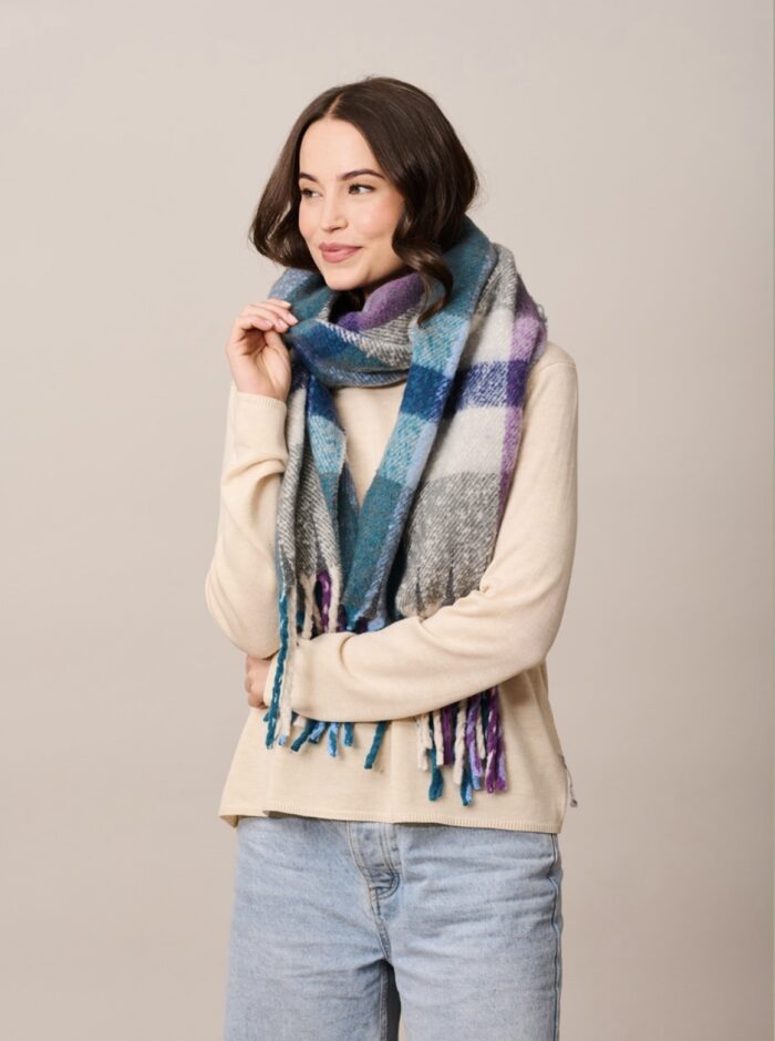 Tiger Tree Valmorel Scarf, Blue