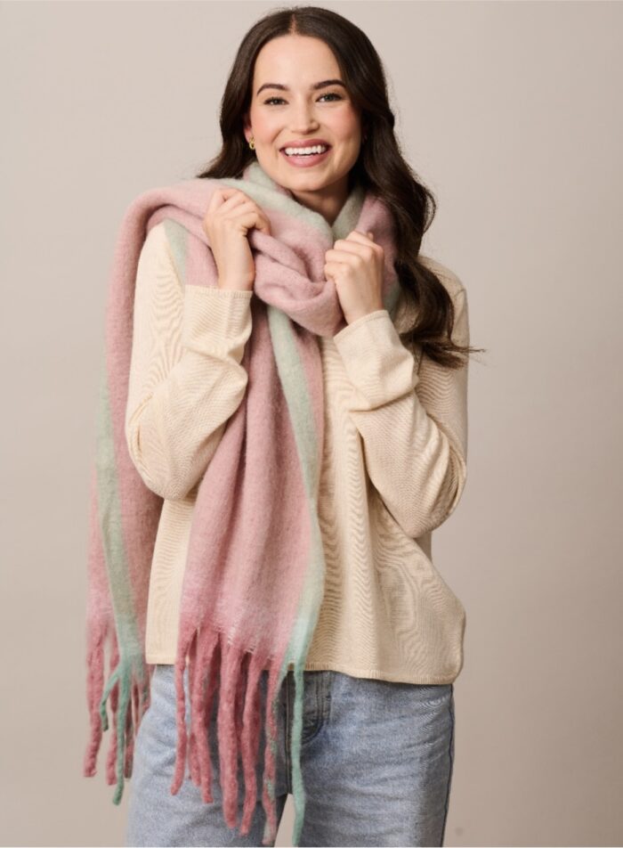Tiger Tree Meribel Scarf, Blush
